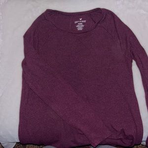 AMERICAN EAGLE LONG SLEEVE FLOWY SHIRT